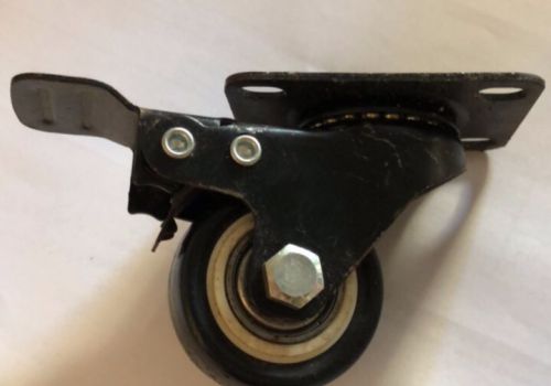 Bánh xe đẩy PVC Đen trắng